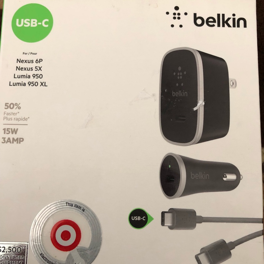 USB C CHARGING KIT. WORKS WITH ANDROID PHONES.